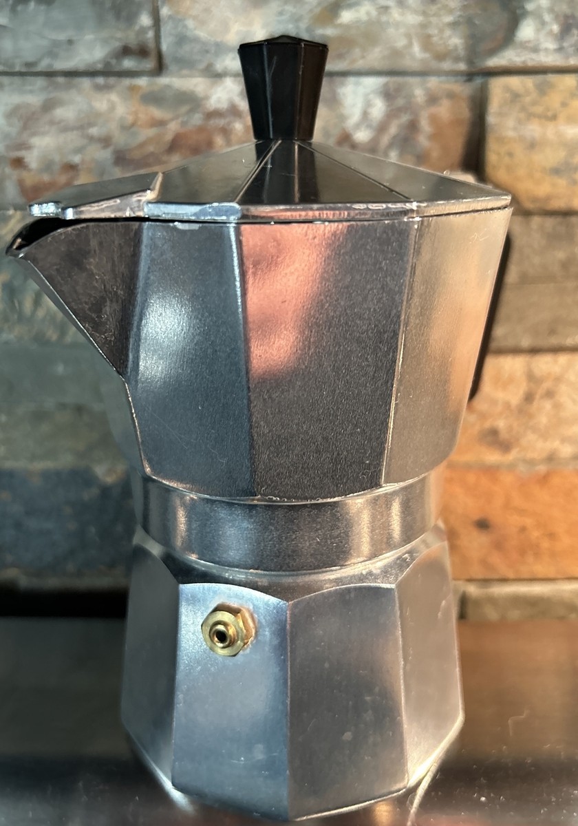 Vintage Mid Century Modern Stove Top Single Expresso Coffee Maker MCM Italy  EUC