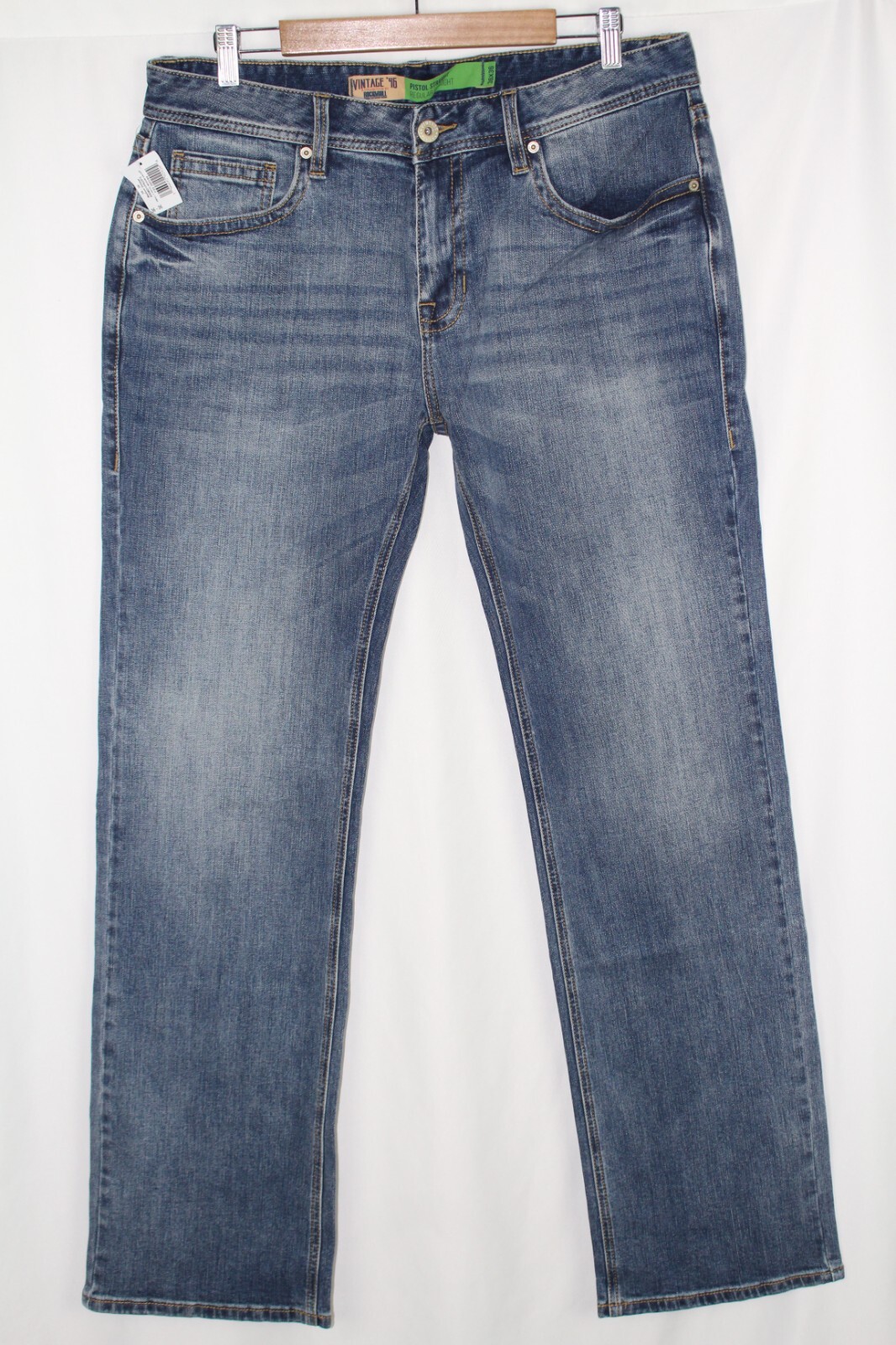 Rock & Roll Denim Vintage 46 Pistol Straight Jeans Men