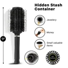 Real Hidden Inner Compartment Hair Brush Diversion Safe Stash Secret Container
