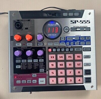 Roland SP-555 Creative Sampler Effector MIDI SP555 Tested Roland SP-555 Creative Sampler Effector MIDI SP555 Tested