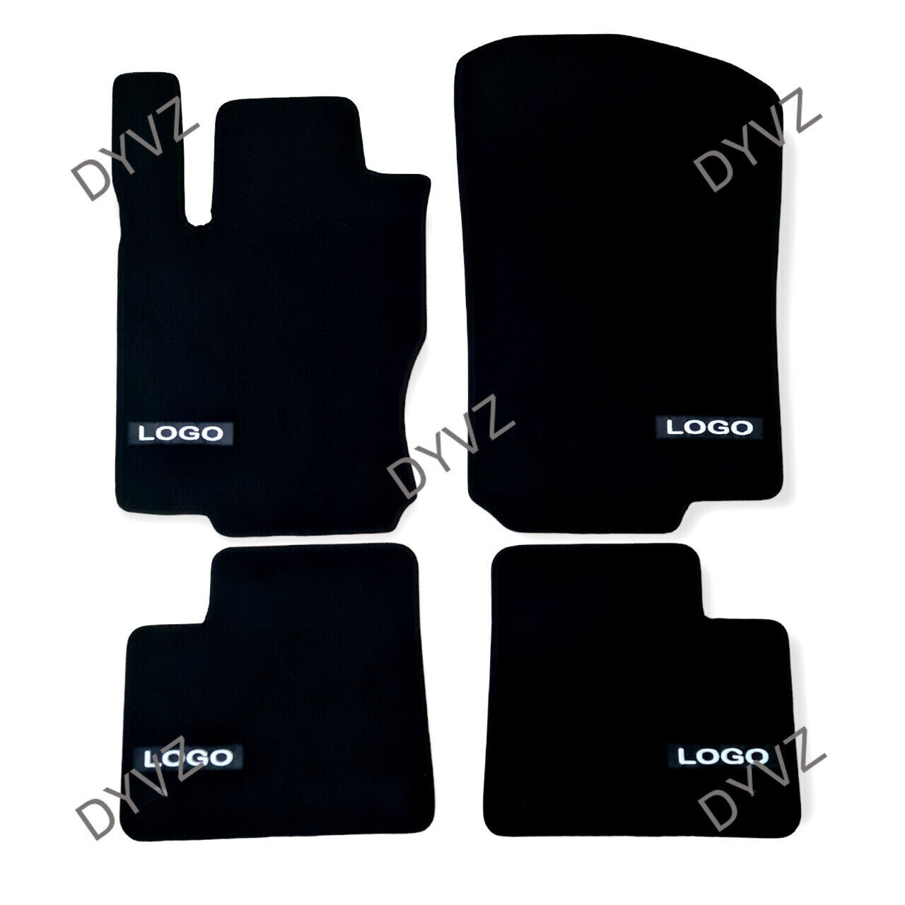 Mercedes GL AMG X166 Velour Waterproof Black Car Floor Mats