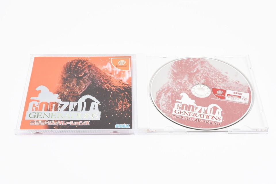 Godzilla Generations Disc Sega Dreamcast Godzilla Generations 2games Visual Memory Sticker Set ...
