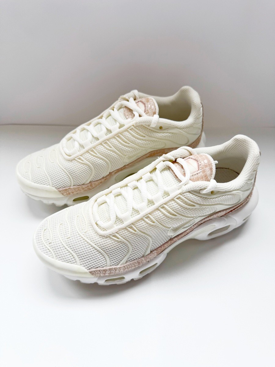 Women's Nike Air Max Plus UK Size White Beige UK
