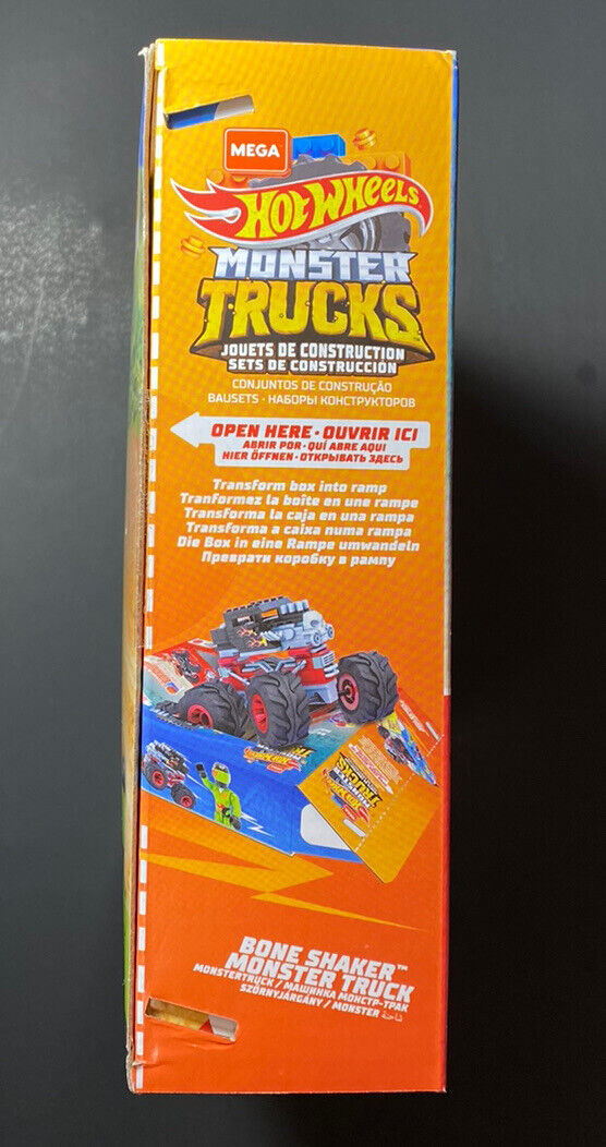 Mega Hot Wheels Monster Trucks Building Set [ Bone Shaker ] NEW