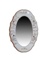 shop Display Model White With Mother Of Pearl Oval Mirror Oriental Furniture shop Display Model White With Mother Of Pearl Oval Mirror Oriental Furniture