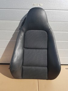 BMW Z3 Roadster Facelift Bei Fahrer Sitz Oberteil Leder Lehne schwarz RECHTS