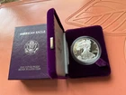 2000 Silver American Eagle Proof Presentation case