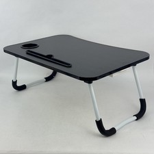 Laptop Tray Lap Desk Stand Foldable Bed Table Notebook Tray Cup Slot Adjustable