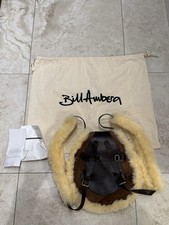 Bill Amberg Papoose Leather Shearling Baby Carrier