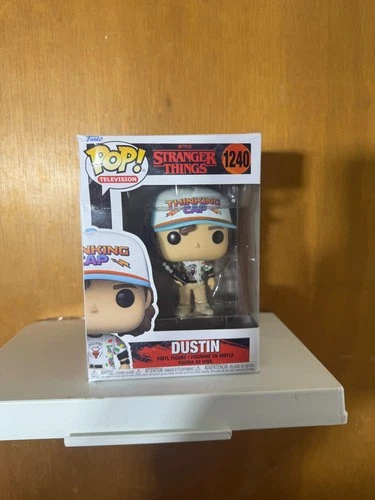 Funko Pop Stranger Things Dustin #1240 Thinking Cap Netflix Vinyl Figure