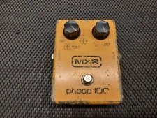 1978 MXR Phase 100 Stompbox Effect Pedal Phaser Phasor Block Logo