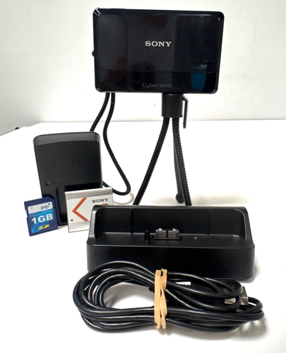 Sony Cyber-shot Exmor R DSC-TX7 Black Digital Camera w/ Charger ...