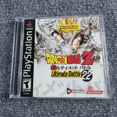 Dragon Ball Z: Ultimate Battle 22 Disc Manual Only Black Label Playstation 1 PS1
