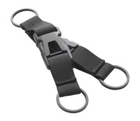 munkees SchlüSselanhäNger Schwarz Mit Karabiner Abnehmbar