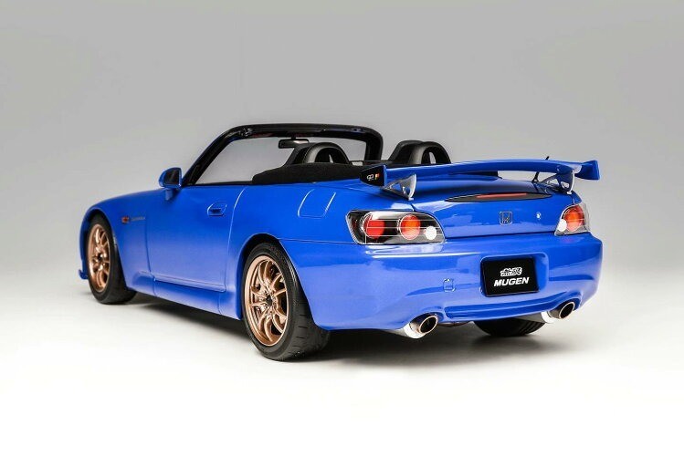 HONDA - S2000 SPIDER HARD-TOP MUGEN 2001 1/18 APEX BLUE CARBON by