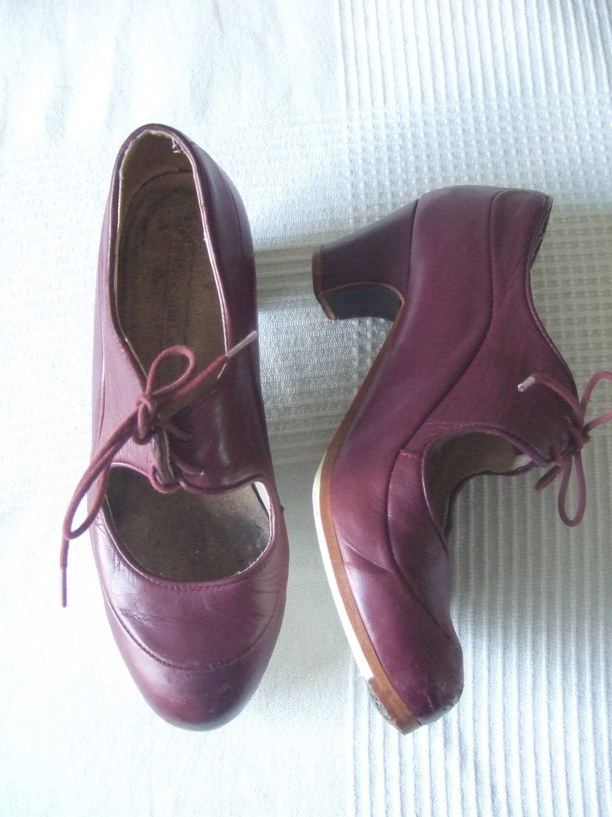 Begoña Cervera - Zapatos Profesionales de Baile Flamenco: Borgoña Talla 5/EU38