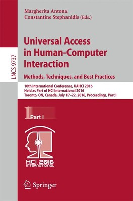 Constantine Stephanidis (u. a.) | Universal Access in Human-Computer...