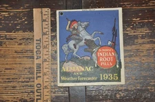 Dr. Morse's Indian Root Pill Almanac  1935  Druggist