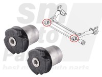 2X Silent Unterfahrgestellblock Hinten Audi A4 B5 / A4 B5 Avant