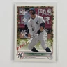 2022 Topps Holiday SP-  Aaron Judge #HW1 Variation - Candy Cane Bat
