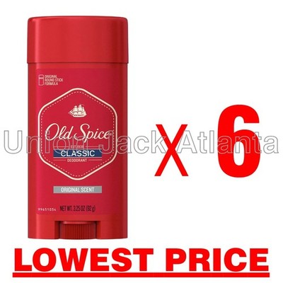 Old Spice Classic deodorant (3.25oz x 6 sticks) - LOWEST PRICE