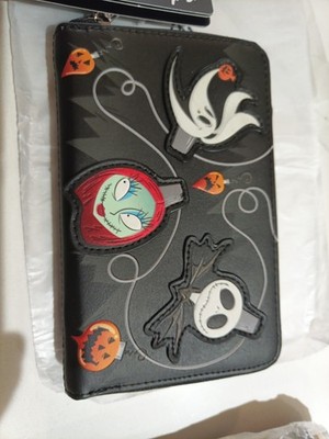 Loungefly Disney Nightmare Before Christmas Tree Lights GITD Zip Around Wallet