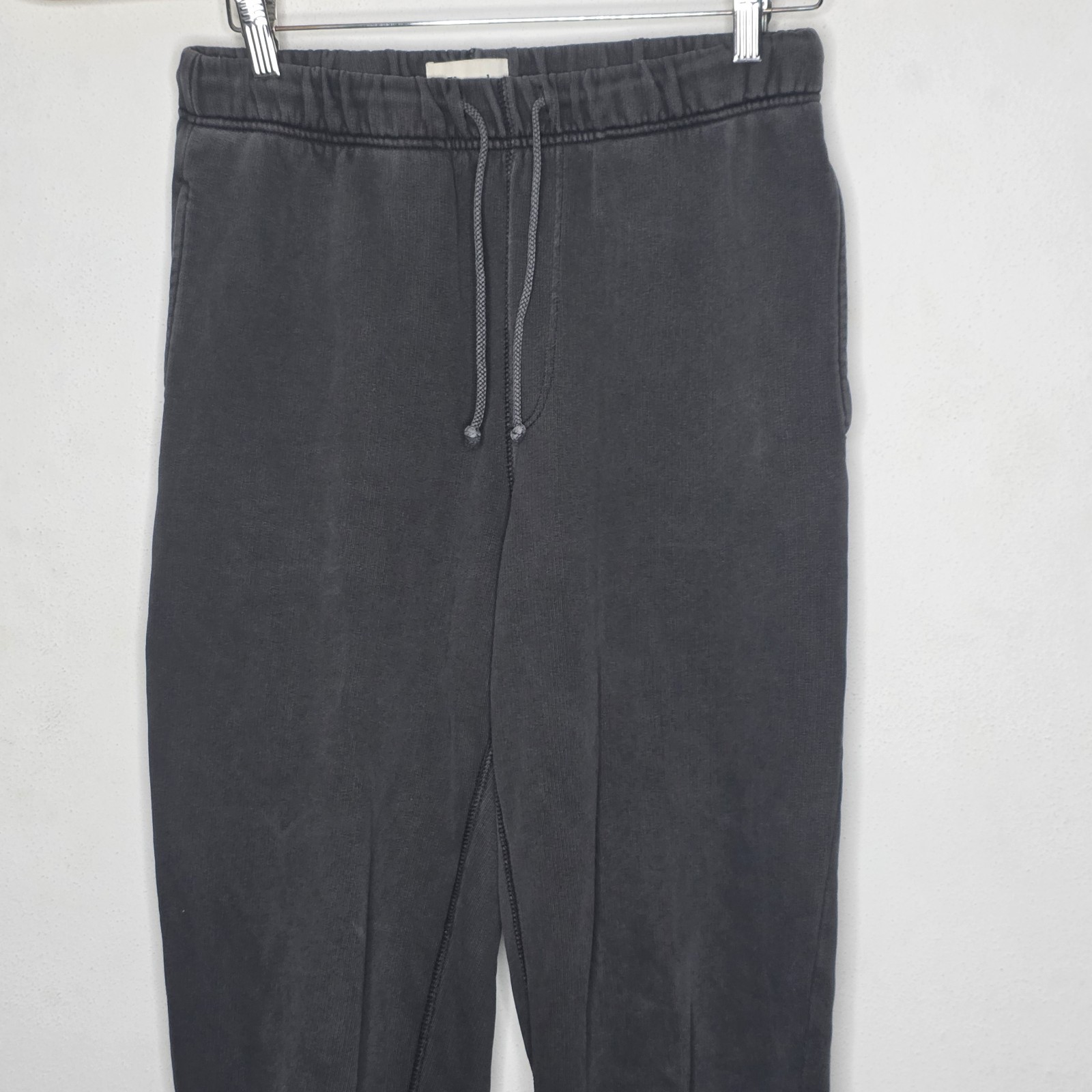 Elwood Pants Men Faded Black Jogger Small Sweatpants Pull On Organic Streetwear