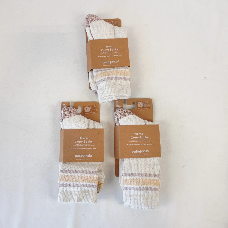 Lote de 6 calcetines y calcetines de lana Patagonia Hemp Crew en tallas y colores surtidos Foto 2 de 4