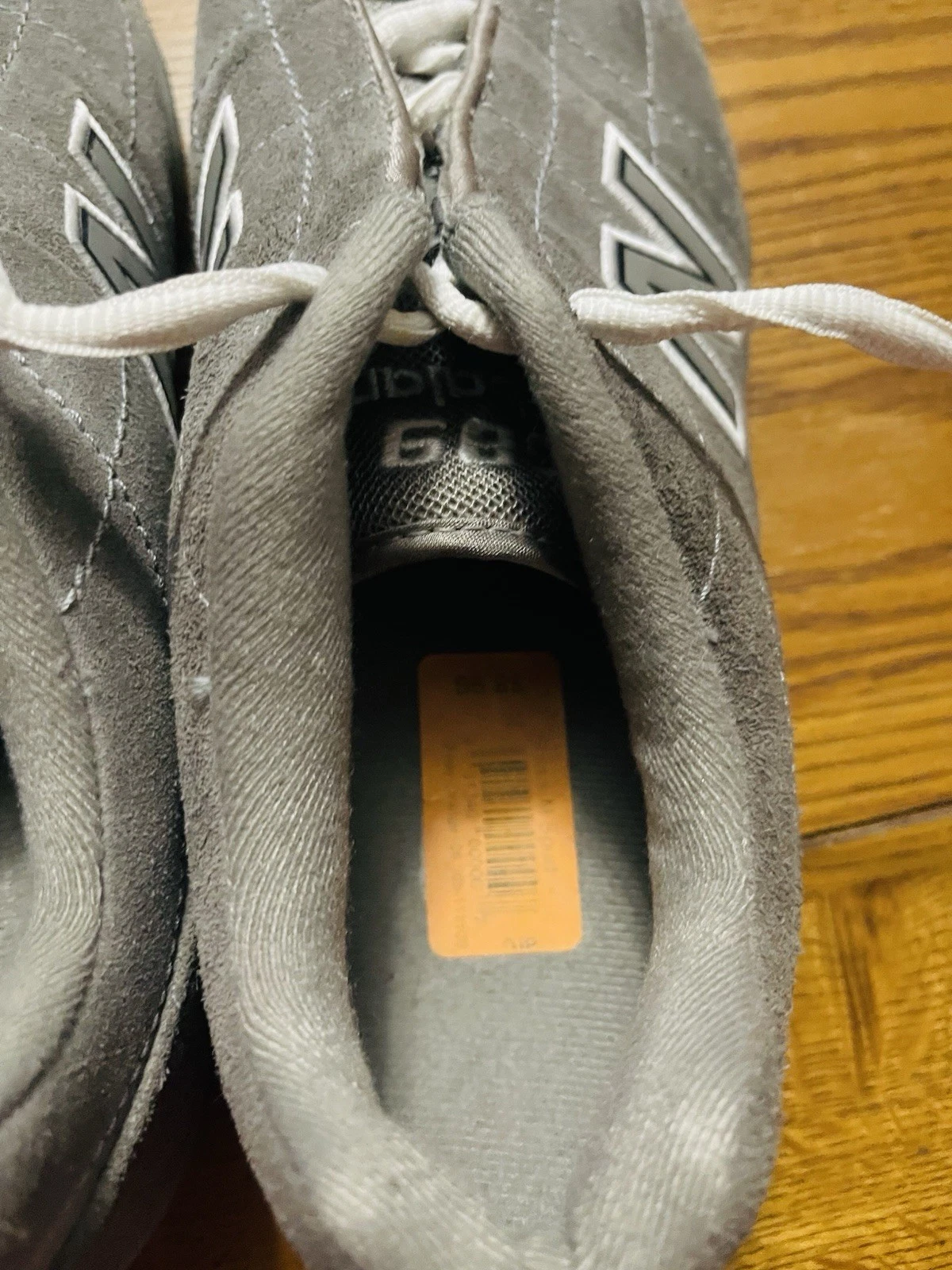 Sneakers New Balance 589 in camoscio trapuntato taglia 11