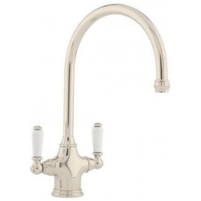 NEU Perrin & Rowe 4461NIWPC Phönizische Mischhebelmischer Nickel AX4436