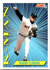1991 Score - Roger Clemens #684