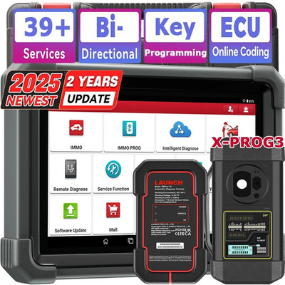 2026 Launch X431 IMMO PLUS X-Prog3 Diagnosegerät Schlüsselprogrammier ECU Coding
