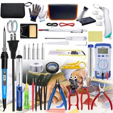 Stained Glass Kit for Adults Beginners, 30 PCS Tool Set with Glass Cutter, 80...