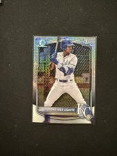 2025 Bowman Chrome Mega Box Jhonayker Ugarte Mojo Refractor Card 