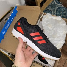Adidas ZX Flux Red White Black for sale | eBay