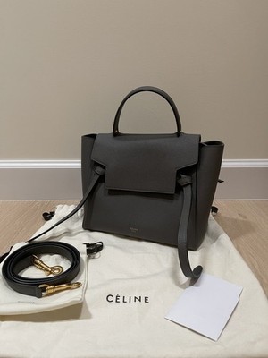 Celine Mini Belt Bag Gray - Very Good Condition