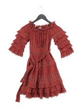 Zimmermann A-Line Mini Dress UK8 in Pink