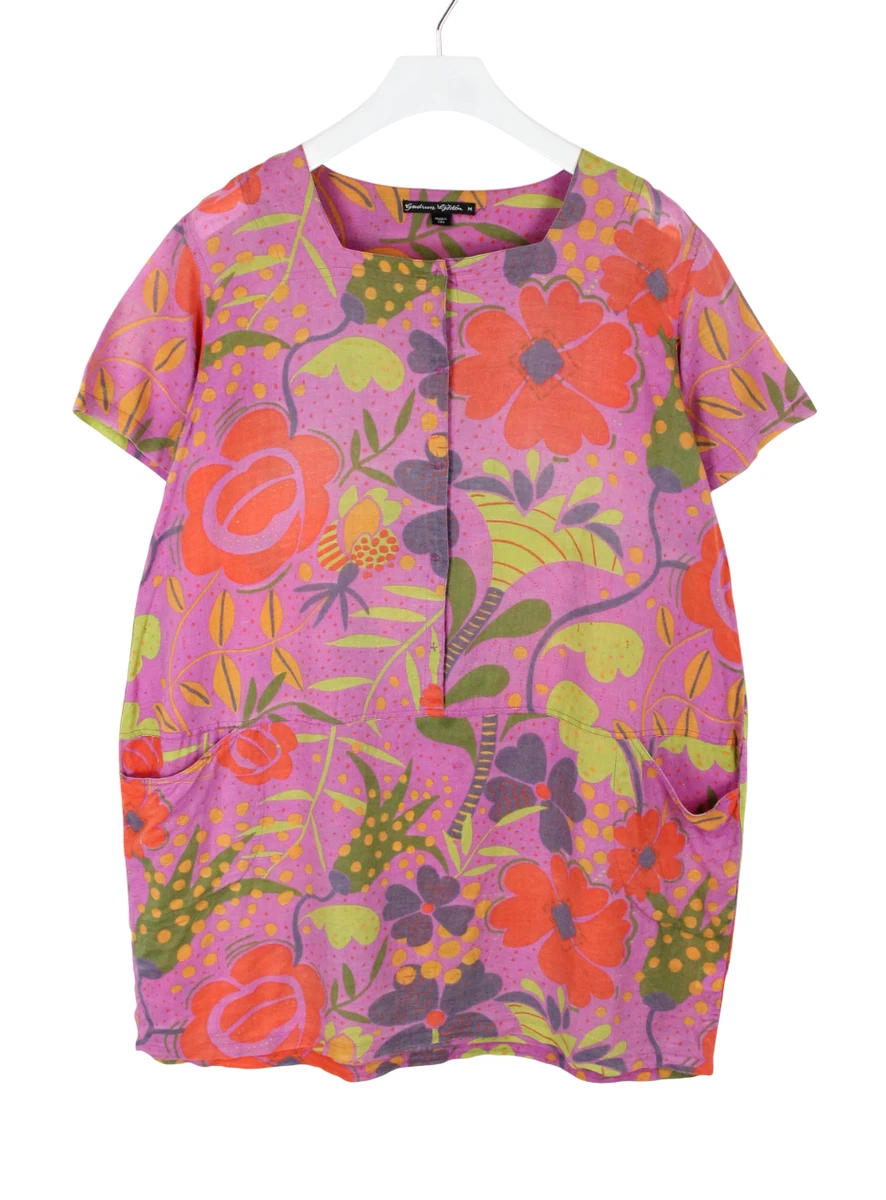 Robe Pull YAYA En Lin Beige Mélangé - Taille M, Neuve Avec étiquettes