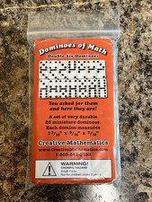 Creative Mathematics Dominos Of Math Educational Toy Teacher Resource Homeschool