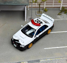AL Rollin 1:64 Impreza WRX STI 8 Tochigi JP Police Model Diecast Collect Car 