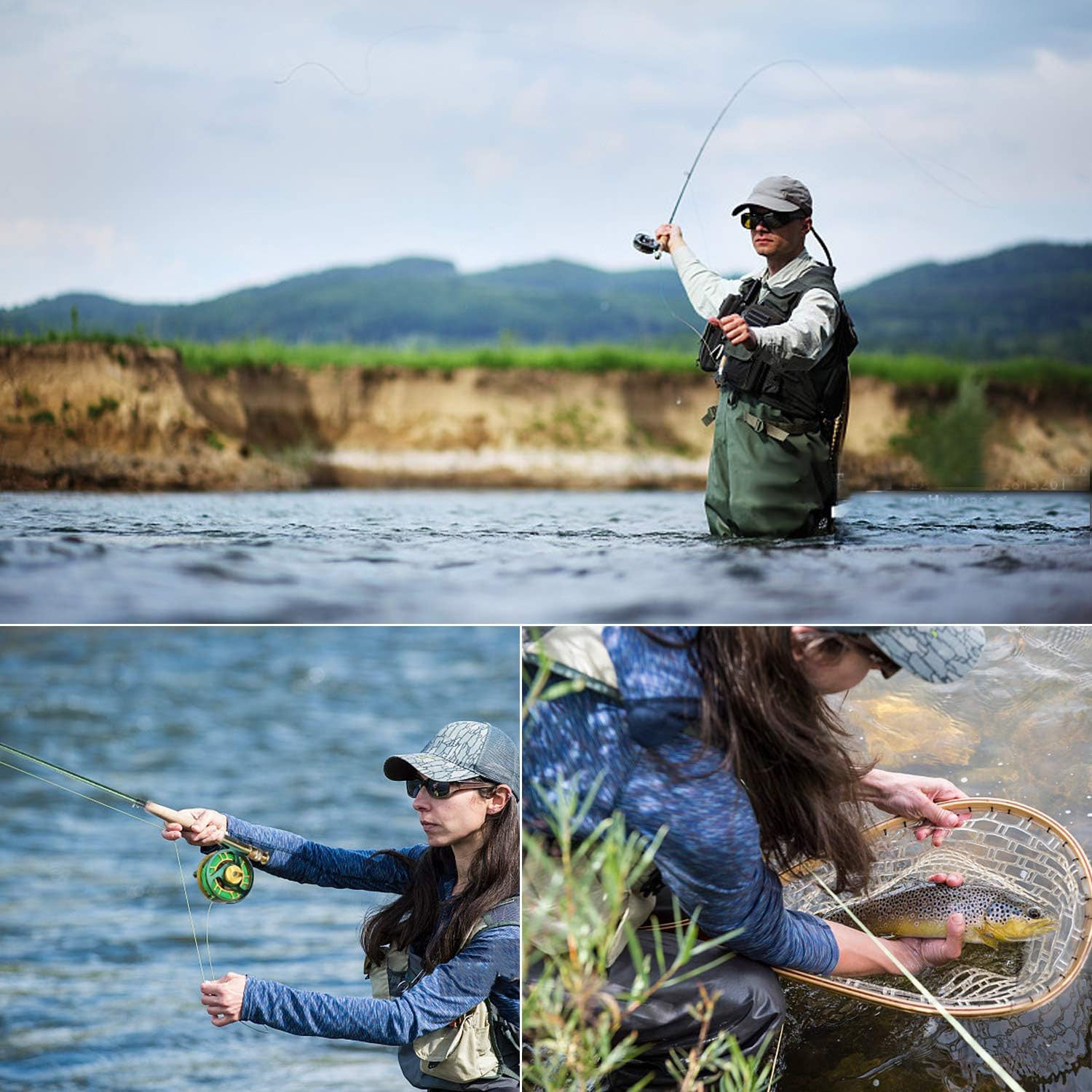 9 ft Fly Fishing Rod & Reel Combo Kit, 5/6 Weight, 4-Piece with Case