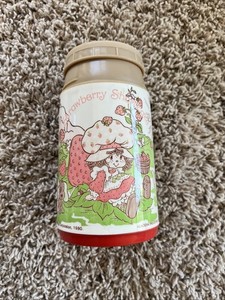 Vintage Strawberry Shortcake Lunch Thermos Missing Lid Aladdin Clean!