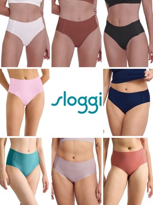Sloggi ZERO Feel High Waist Brief High Rise Knickers Seamless Underwear Lingerie