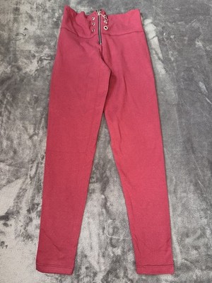 Girl Red Leggings 