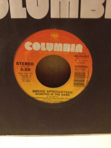 BRUCE SPRINGSTEEN 7'' 45 VINYL, DANCING IN THE DARK.