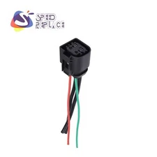  4 Way Connector Plug Pigtail for BMW Pierburg CWA400 Electric Water Pump 1PC