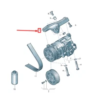 Audi A4 Avant B8 A/C Compressor Bracket 06E260835C
