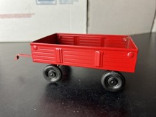 Vintage The Ertl Co Pressed Steel Red Farm Wagon 74-7650 Made in USA