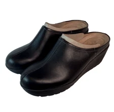 Easy Spirit Womens Jaiva Mule Black Leather US 11 NIB