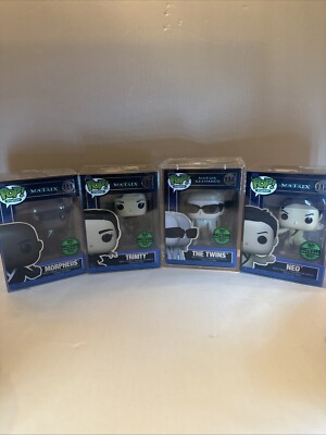 Funko Matrix /1550 Set. Trinity, Neo, Morpheus, And The Twins. Adult Owned
